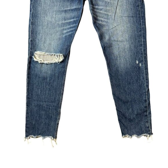 Etica Marcella High Rise Slim Leg Jean Organic Cotton Womens 29 Dark Wash Denim - Picture 4 of 10